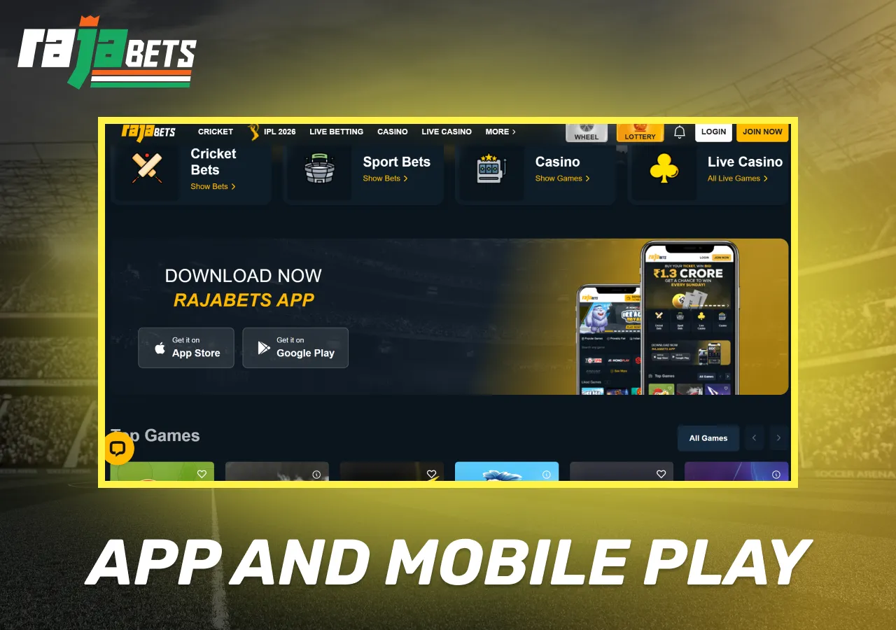 Rajabets app